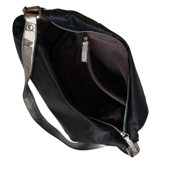 NWT Calvin Klein Matte Satin Shoulder Bag - Picture 8 of 15
